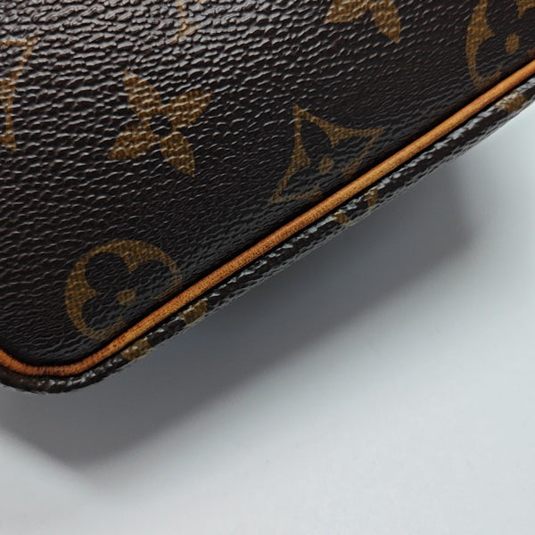 NÉONOÉ Nano Monogram Coated Canvas Brown