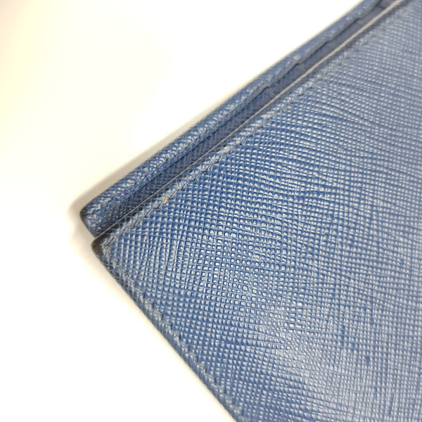 Saffiano Calfskin Card Holder Blue