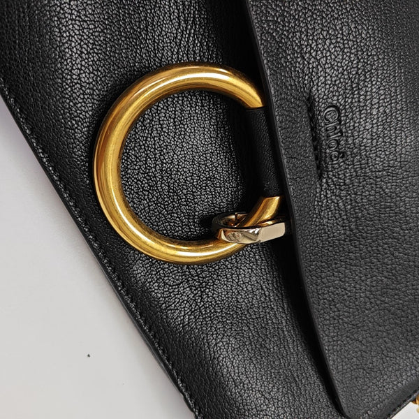 Faye Small Calfskin Black