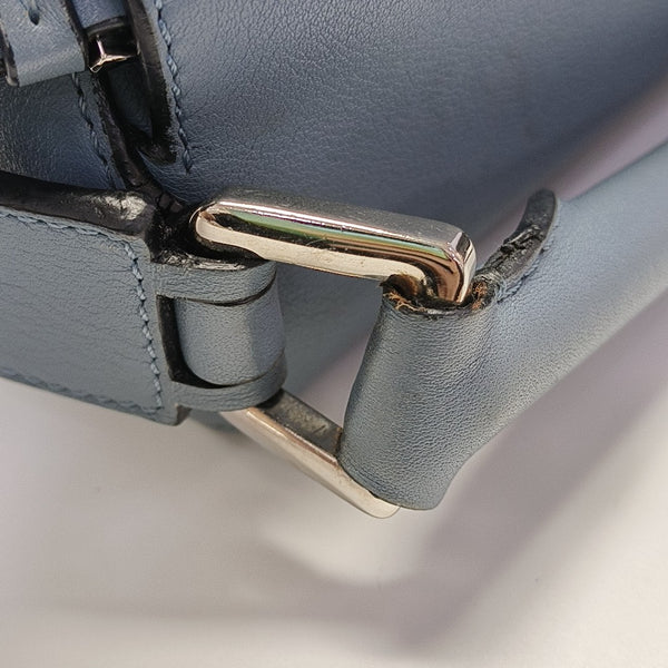 Puzzle Medium Calfskin Blue