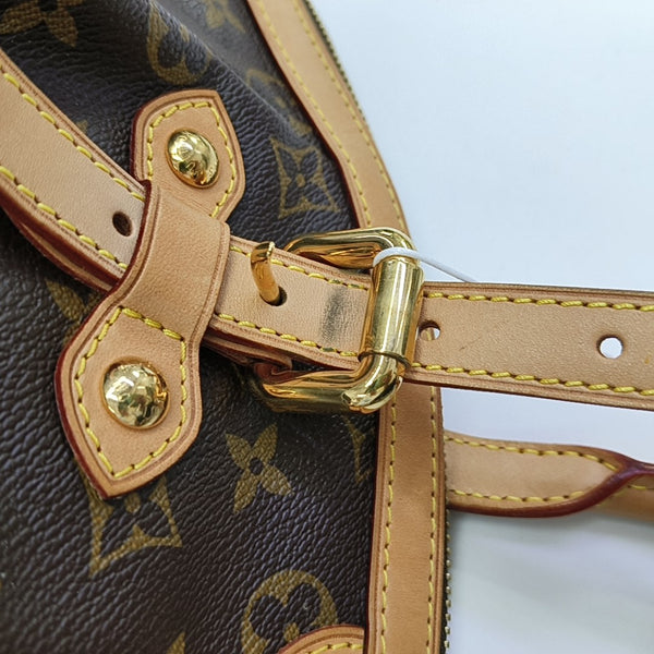 TIVOLI GM Monogram Coated Canvas Brown