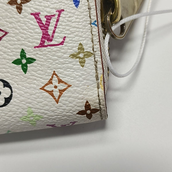 LV × TM ZIPPY Monogram Coated Canvas White Wallet