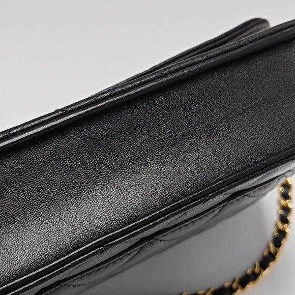 WOC Mini Lambskin Black
