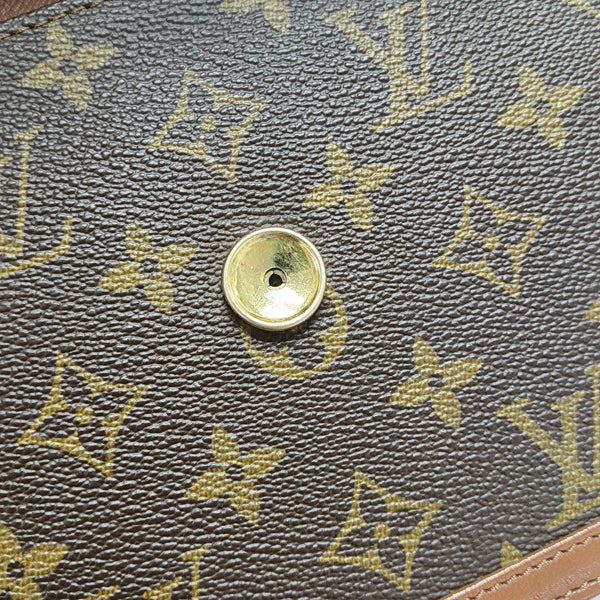 DAME GM Monogram Coated Canvas Brown