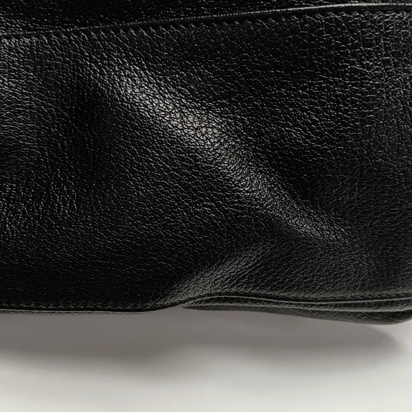 Classic Metallic Edge City Medium Lambskin Black