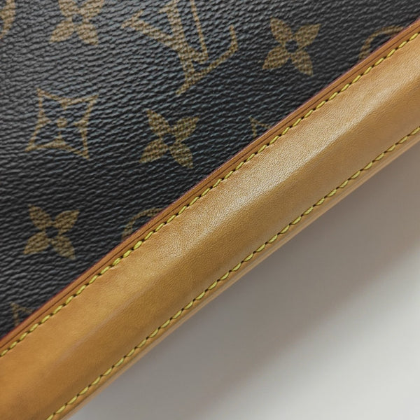 ALMA BB Monogram Coated Canvas Brown