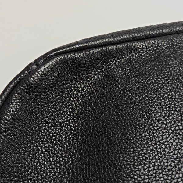 Print Large Calfskin Black