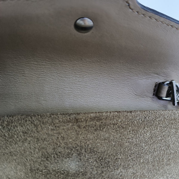 Dionysus Super Mini Monogram Coated Canvas Beige