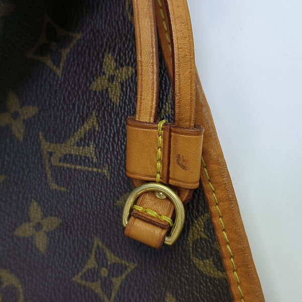 NEVERFULL GM Monogram Coated Canvas Brown