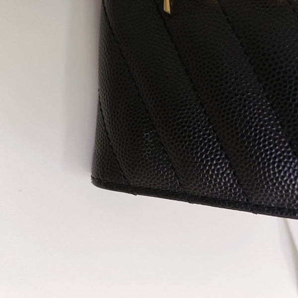 MONOGRAM Quilted Calfskin Black Wallet