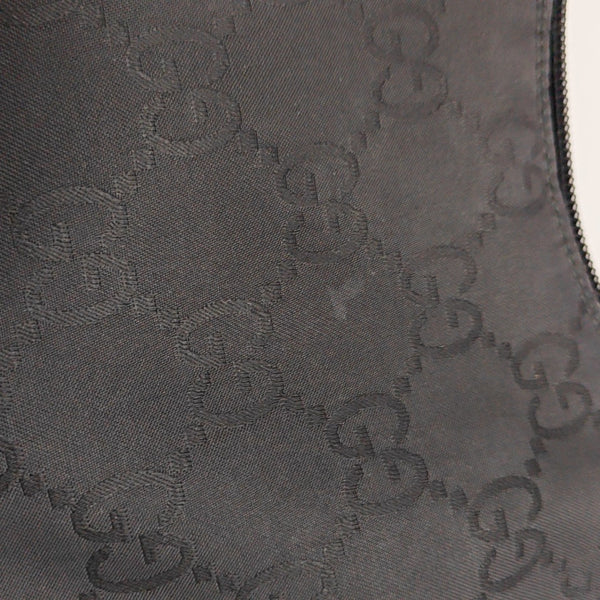 Monogram Canvas Shoulder Bag Black