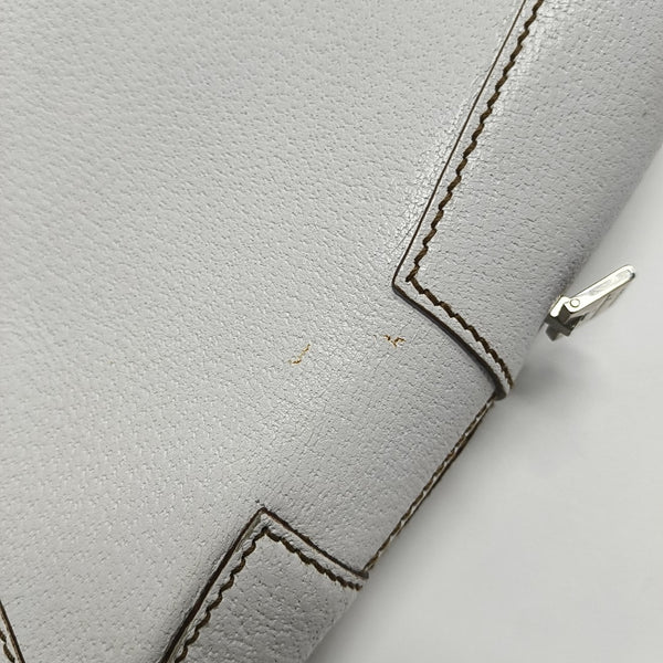 Calfskin Top Handle Bag White