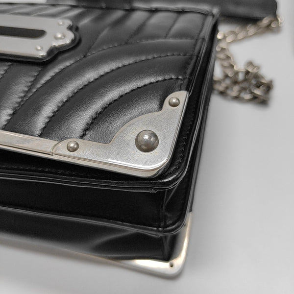 Cahier Quilted Lambskin Black