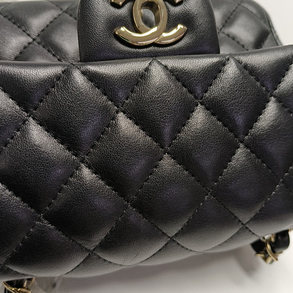 CLASSIC FLAP Mini Quilted Lambskin Black