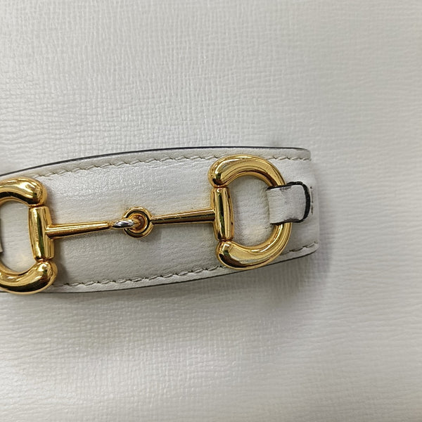 Horsebit 1955 Mini Calfskin White
