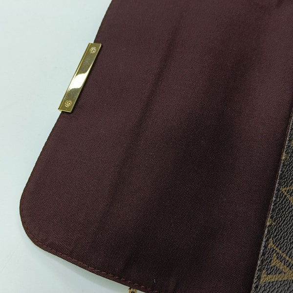 FAVORITE MM Monogram Coated Canvas Brown