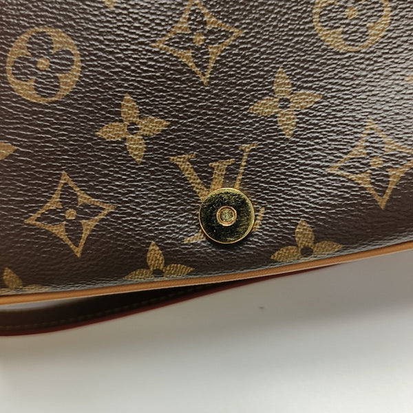 DIANE Monogram Coated Canvas Brown
