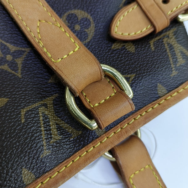 BATIGNOLLES MM Monogram Coated Canvas Brown