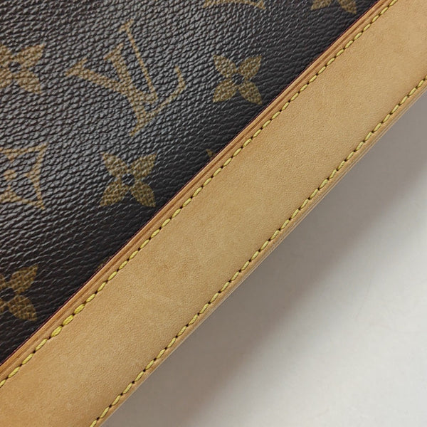 ALMA BB Monogram Coated Canvas Brown