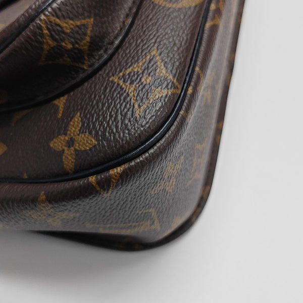 PASSY Monogram Coated Canvas Brown