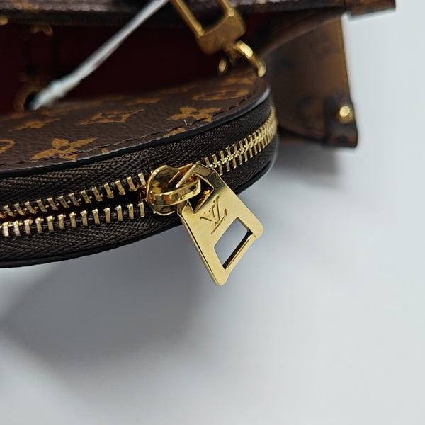ONTHEGO PM Monogram Coated Canvas Brown