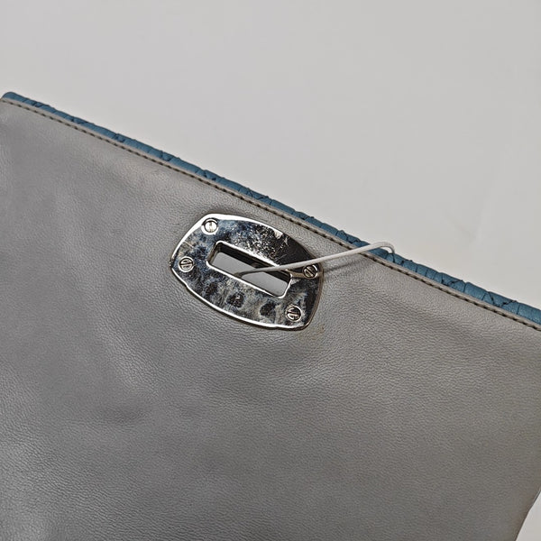 Crystal Quilted Lambskin Blue