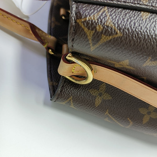 MONTAIGNE Monogram Coated Canvas Brown