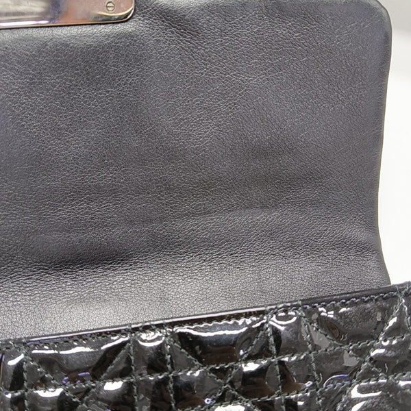 Miss Dior Cannage Patent Leather Black