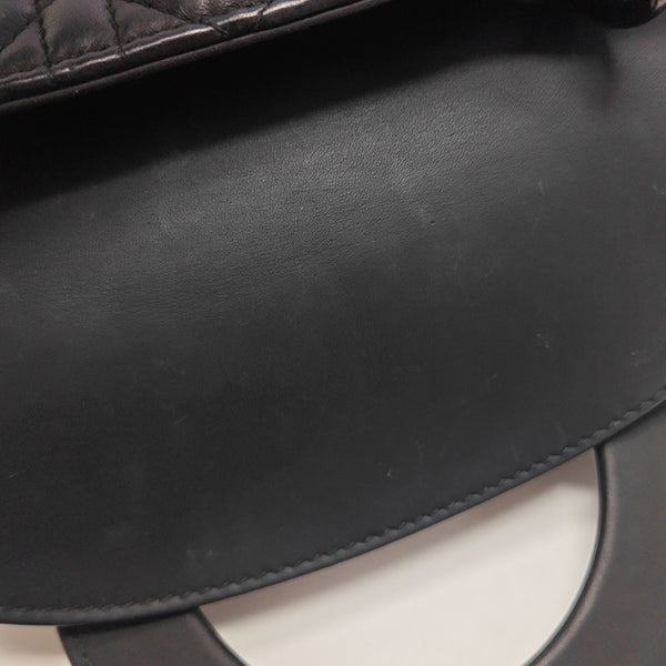 Lady Dior Small Cannage Calfskin Black