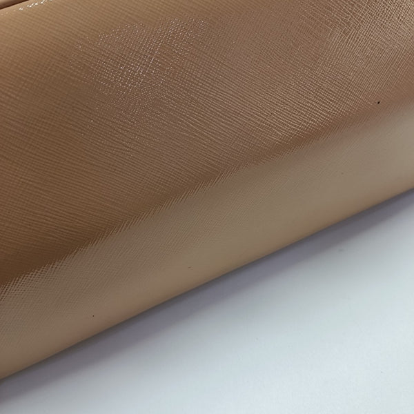 Double Saffiano Calfskin Brown