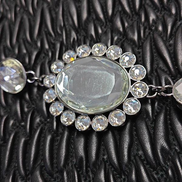 Crystal Quilted Lambskin Black
