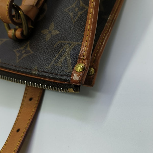 POPINCOURT Monogram Coated Canvas Brown