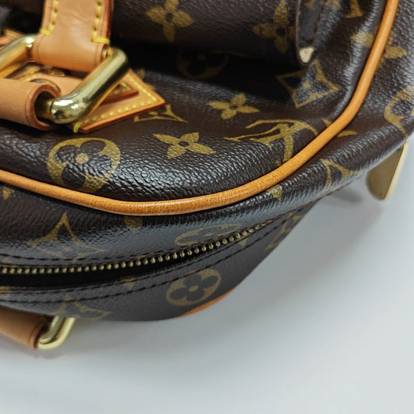 MANHATTAN GM Monogram Coated Canvas Brown