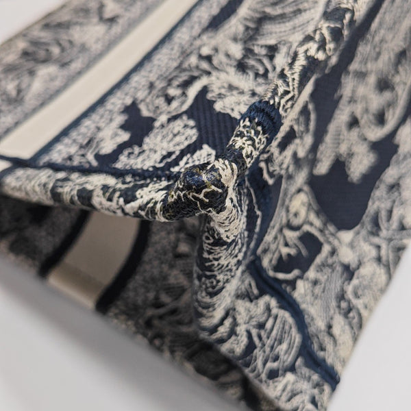 Book Tote Small Canvas Blue