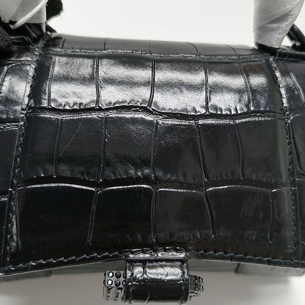 Hourglass Small Calfskin Black