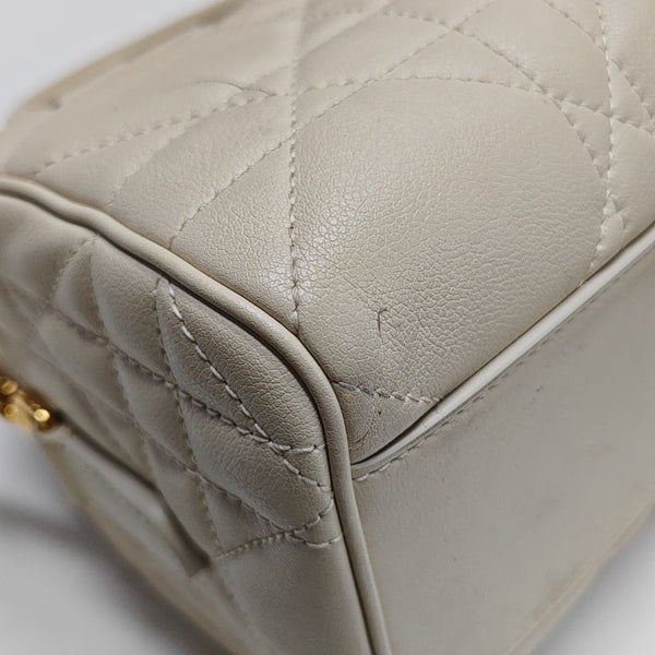 Cannage Calfskin White