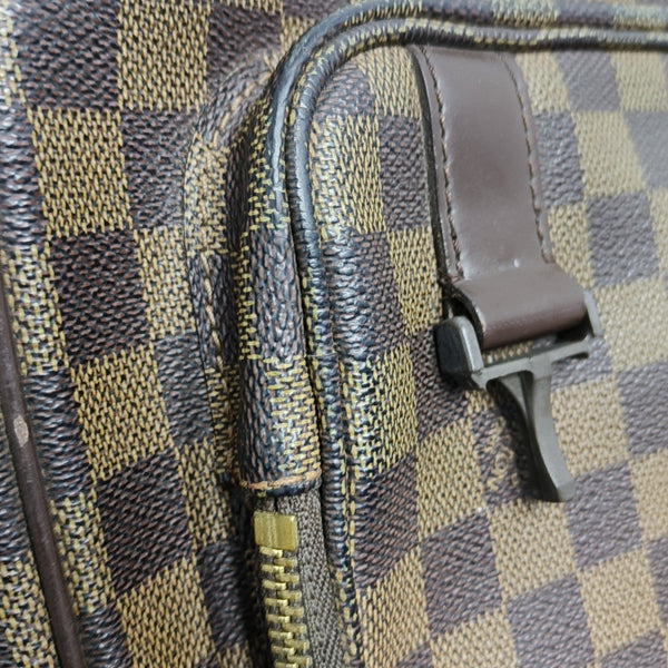 MELVILLE Damier Ebene Coated Canvas Brown