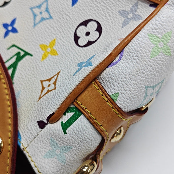 LV × TM BEVERLY MM Monogram Coated Canvas White