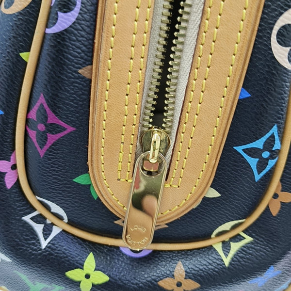 LV × TM PRISCILLA Monogram Coated Canvas Black