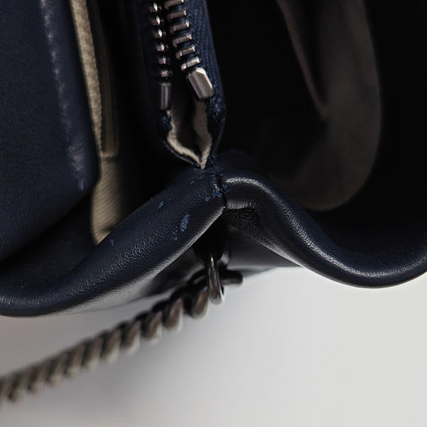 PORTOBELLO Quilted Calfskin Blue