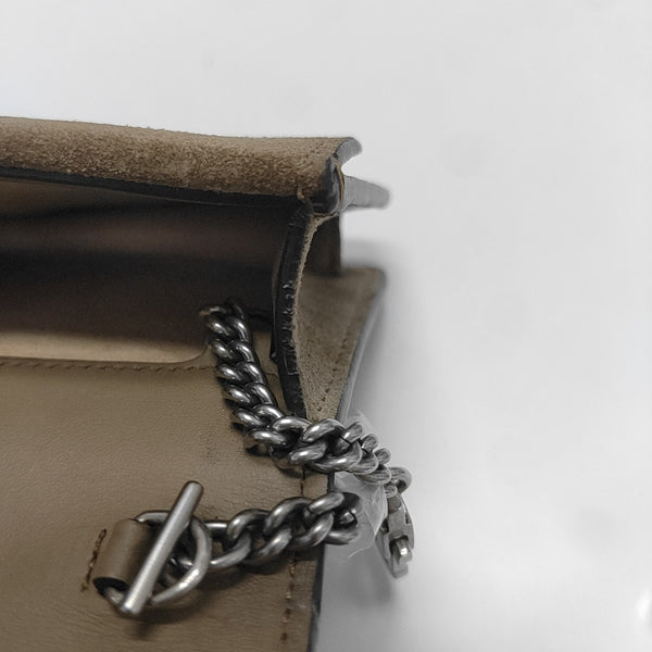 Dionysus Super Mini Monogram Coated Canvas Beige