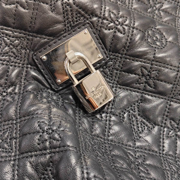 LILIA Monogram Calfskin Black
