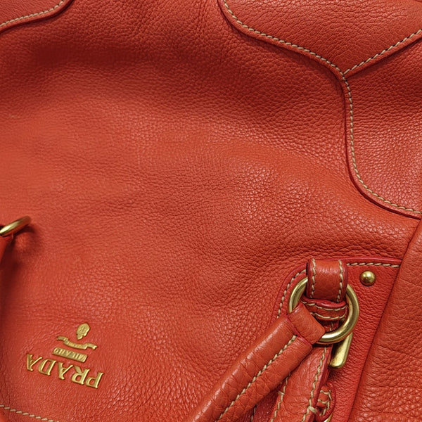 Calfskin Tote Bag Red