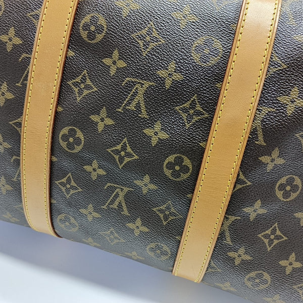 SAC SOUPLE Monogram Coated Canvas Brown