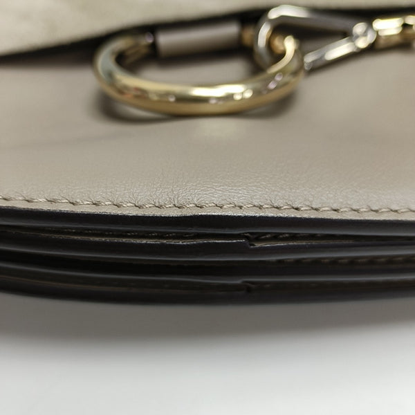 Faye Medium Calfskin Gray