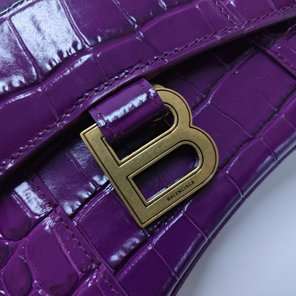 Hourglass XS Calfskin Purple