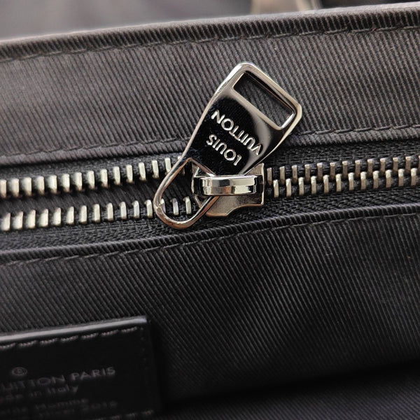 VOYAGER PM Monogram Coated Canvas Black