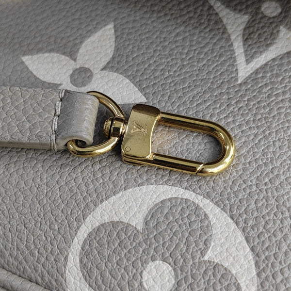 IVY Monogram Calfskin Gray