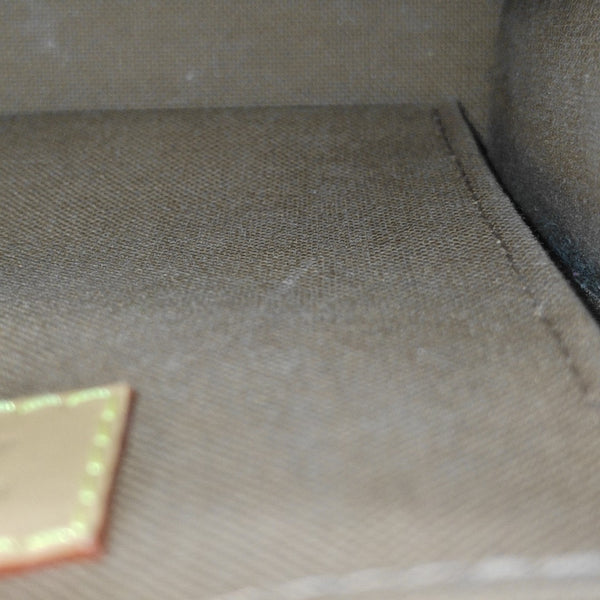 SAC PLAT Mini Monogram Coated Canvas Brown