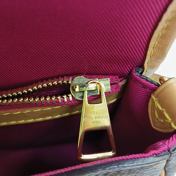 DIANE Monogram Coated Canvas Brown
